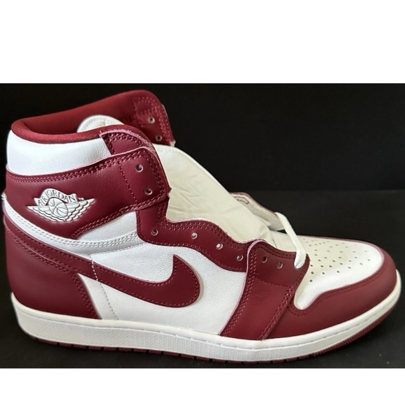 Air Jordan 1 Retro OG Shoes Artisanal Team Red White Men Size 8.5 DZ5485-160 - Picture 14 of 15